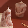 G Decor Male Torso And Crouching Female Candles, thumbnail 1 of 5