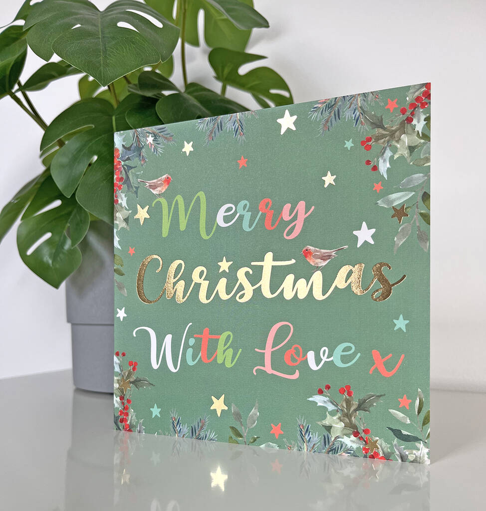 Superstar Christmas With Love Card By Michelle Fiedler Design