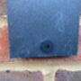 Garden Natural Slate Weather Wall Thermometer 45cm X 10cm Scroll Detail, thumbnail 5 of 5