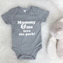 Mummy And Me Love… Personalised Babygrow, thumbnail 6 of 7