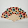 Handheld Sunflower Folding Fan, thumbnail 2 of 3