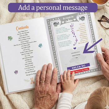 Nursery Rhymes Book Personalised For Baby, 3 of 12