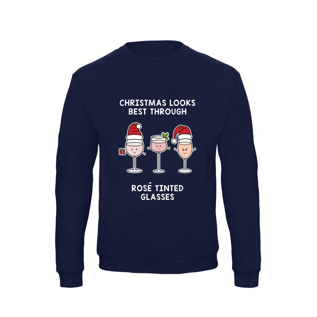 wine glass christmas jumper