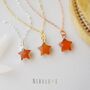 Carnelian Crystal Star Necklace, thumbnail 5 of 11