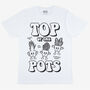 Top Of The Pots Men's Festival T Shirt, thumbnail 3 of 3