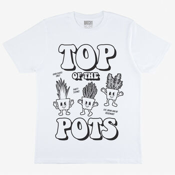 Top Of The Pots Men's Festival T Shirt, 3 of 3
