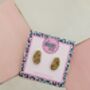 Potato Glitter Resin Studs / Chef Gift / Food Inspired Jewellery / Cute Accessories, thumbnail 3 of 5