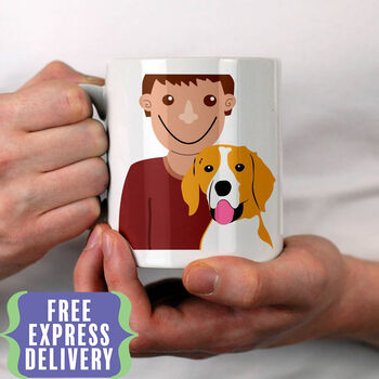Personalised Dog Dad Mug, 2 of 12