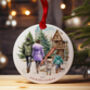 Personalised Family Christmas Ornament With Characters, thumbnail 1 of 11