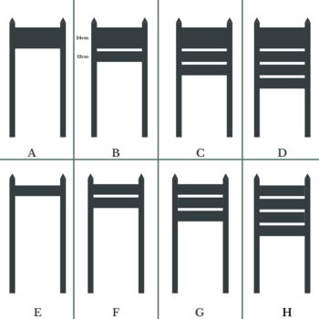 Premium Entrance Ladder Signage With A Mortised Joint, 2 of 10