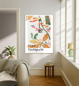 Hashiguchi Goyō Squirrel Print Japanese Art Print, 2 of 4