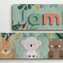 Personalised Aussie Animals Wooden Name Puzzle, thumbnail 2 of 6