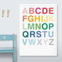 Multicoloured Uppercase Alphabet Print, thumbnail 4 of 7