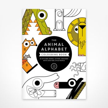 Educational Animal Alphabet Colouring Book, 7 of 9