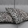 Soft Cushion Cover With Black Zebra Pattern, thumbnail 4 of 7