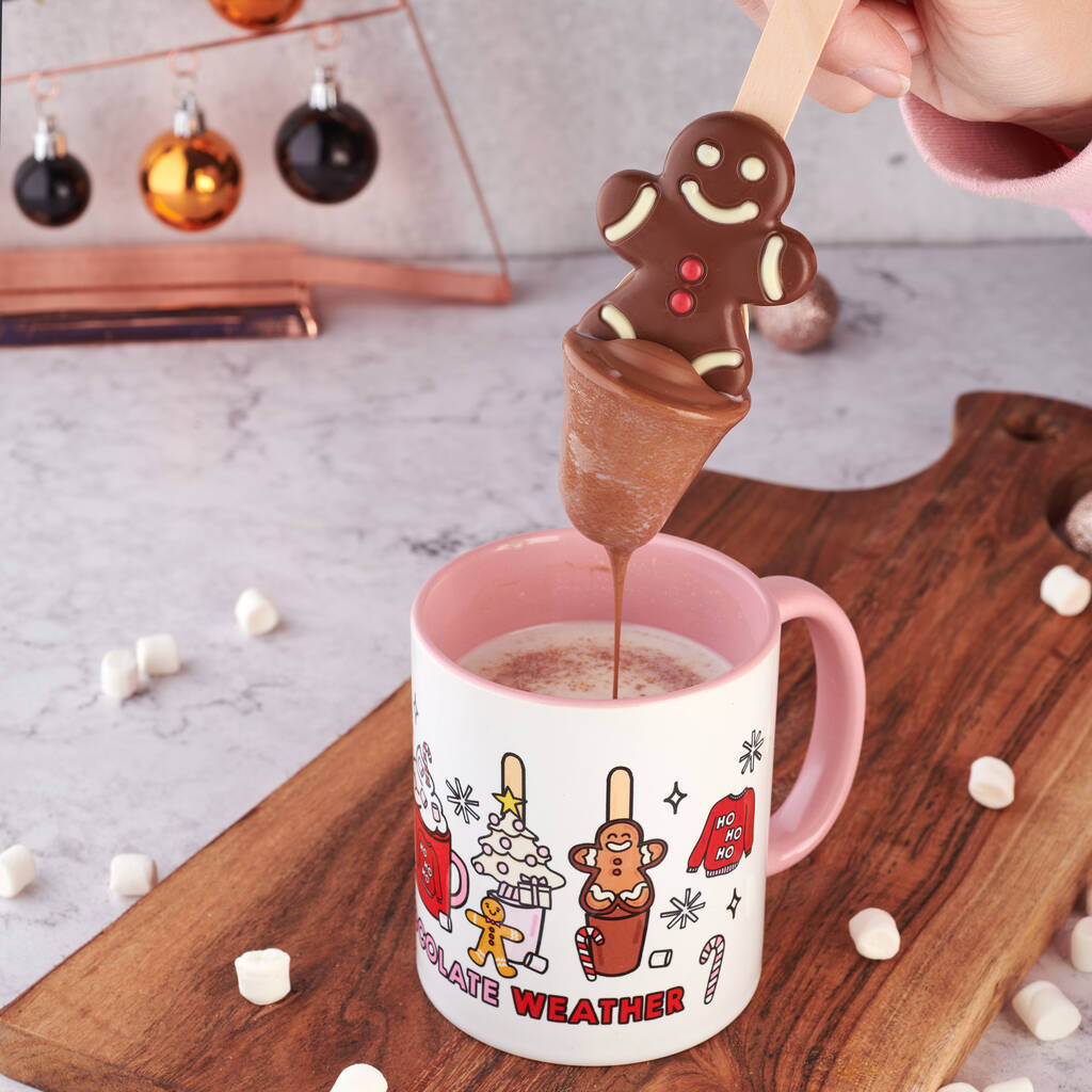 Gingerbread Hot Chocolate Spoon By Cocoa Delicious