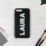 Personalised Dropshadow Leather Phone Case, thumbnail 7 of 10