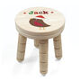 Personalised Kid’s Robin Wooden Stool, thumbnail 5 of 5
