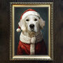 Personalised Santa Father Christmas Dog Portrait, thumbnail 2 of 3