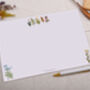 A4 Origami Writing Paper That Folds Into An Envelope With Meadow Flower Design, thumbnail 5 of 5