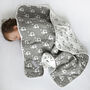 Personalised Comforter And Reversible Grey Blanket, thumbnail 6 of 11