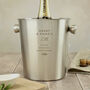 Personalised 25th Annivesary Stainless Steel Ice Bucket, thumbnail 1 of 2