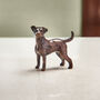 Miniature Bronze Jack Russell Sculpture 8th Anniversary, thumbnail 1 of 11
