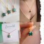 Emerald May Birthstone Star Hoop Earrings, thumbnail 5 of 10