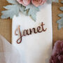 Rose Gold Acrylic Name Place Table Settings, thumbnail 1 of 12