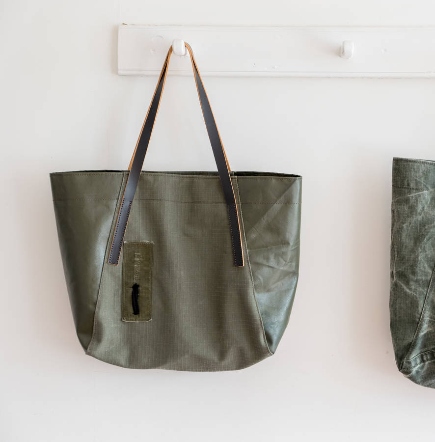 Recycled Military Tent Bags IUCN Water