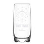 Personalised Engraved Star Sign Hi Ball Glass, thumbnail 11 of 12