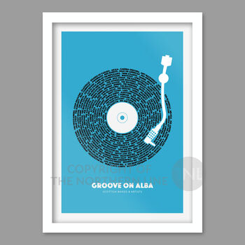 Groove On Alba Scottish Music Poster Print, 2 of 4