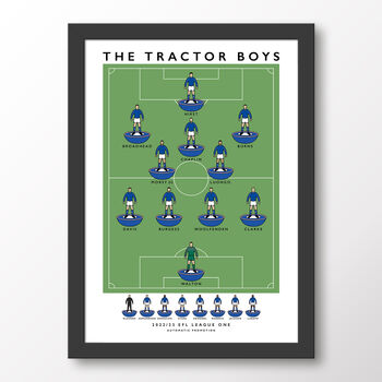 Ipswich Town The Tractor Boys 22/23 Poster, 7 of 7