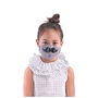 Grey Mustache Child Face Mask, thumbnail 1 of 4