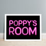 Personalised Neon Sign Print, thumbnail 8 of 10
