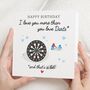 Darts Birthday Card For Boyfriend Or Dad, thumbnail 1 of 7