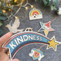 Kindness Wooden Christmas Tree Decoration, thumbnail 3 of 4