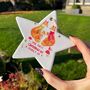 Christmas Ceramic Hanging Star For New Family, thumbnail 2 of 4