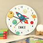 Personalised Space Rocket Clock, thumbnail 1 of 2