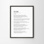 Personalised Poem For Daddy Typography Print, thumbnail 6 of 11