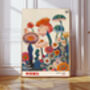 Japanese Mushroom Nature Art Print, thumbnail 1 of 2