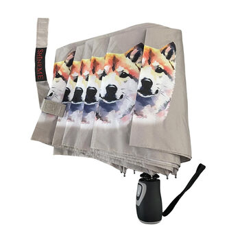 Shiba Inu Dog Print Umbrella, 2 of 4