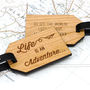 Personalised Wooden Adventure Luggage Tag, thumbnail 1 of 3