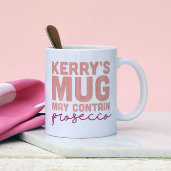 Personalised May Contain Ceramic Mug, 3 of 5