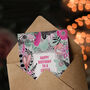 Boho Wildflowers Pink Flowers Sister Birthday Card, thumbnail 3 of 5