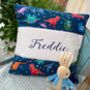Colourful Dinosaur Name Cushion, thumbnail 8 of 8