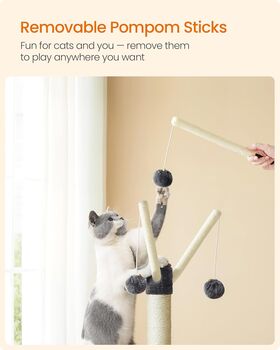 Cat Tree Cat Tower Scratching Post Stand, 7 of 9