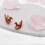 Japanese Paper Origami Crane Ear Threaders, thumbnail 2 of 11
