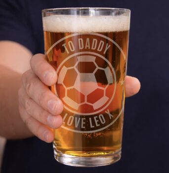 Football Pint Glass, 4 of 5