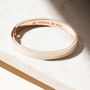 'Be Strong Be Kind' Rose Gold Bangle With Clasp, thumbnail 5 of 5